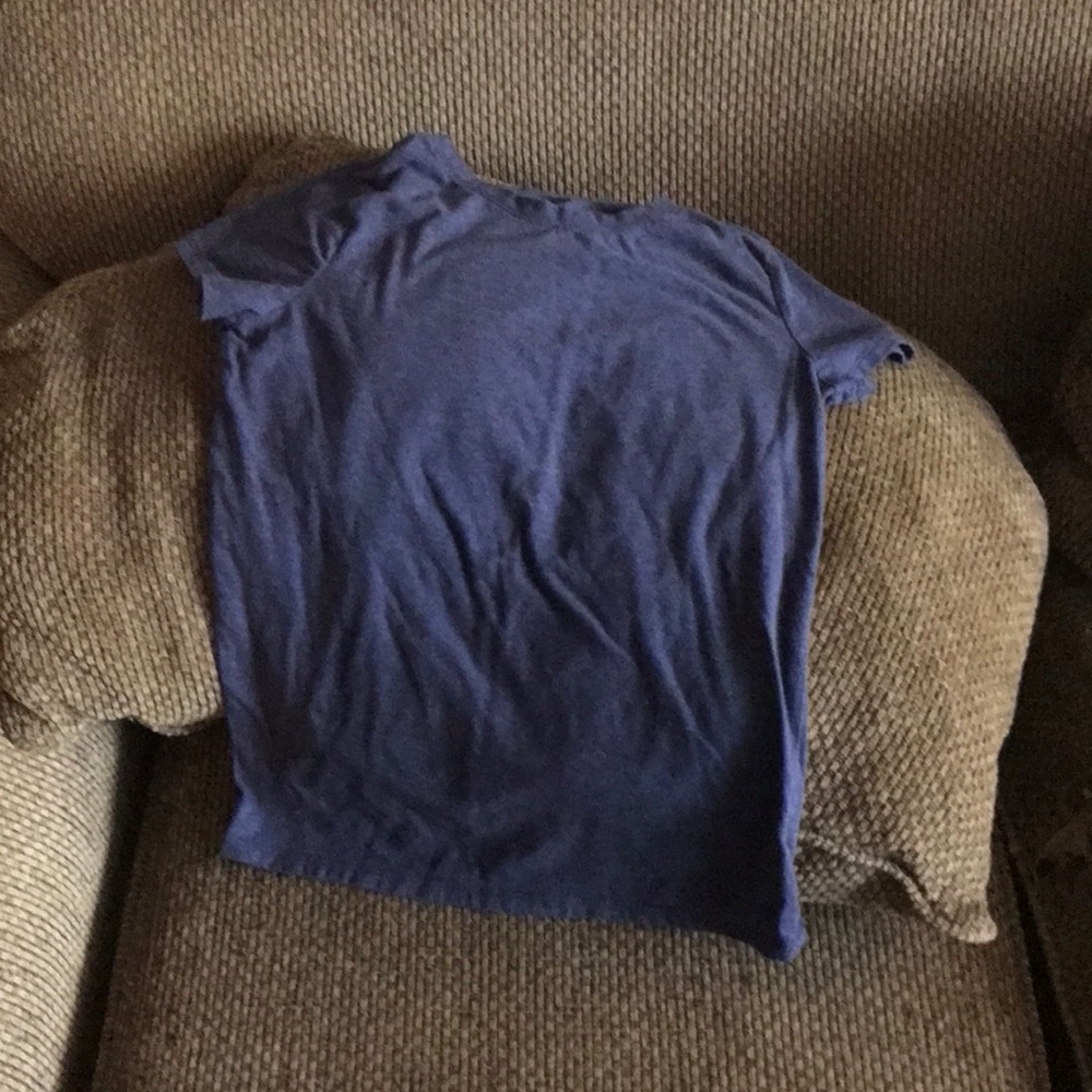 Blue large child’s t-shirt cat and jacks